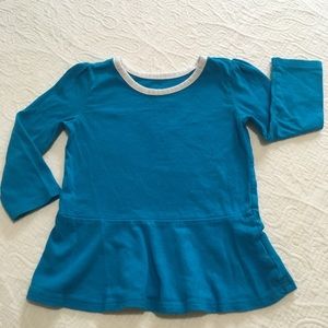 9-12m (6/$20) Long Sleeve Tee w/Peplum by 1989 Place